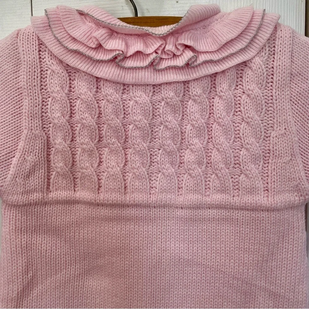 NWT Sarah Louis Pink Knit Sweater Jacket 3 Years - Picture 3 of 9
